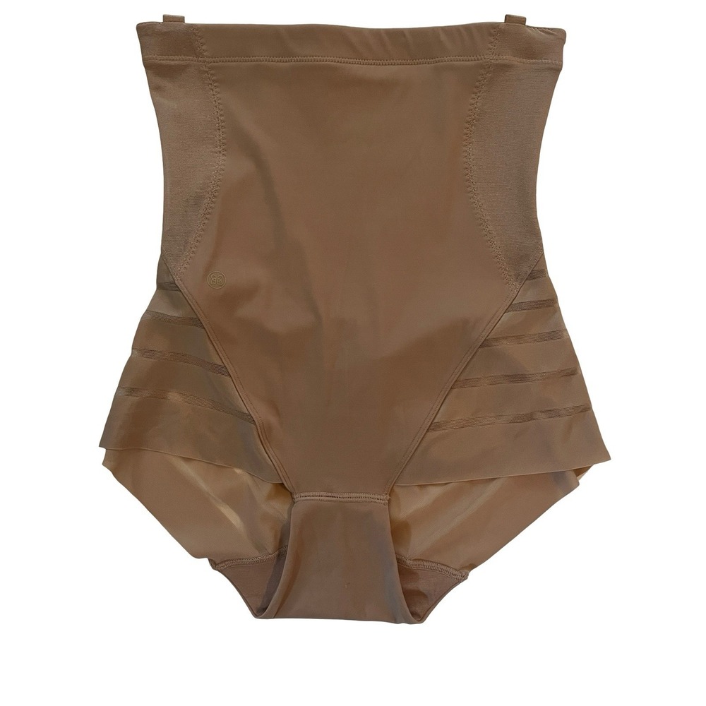 HoneyLove Size S Queen Brief Sand Beige Sculptwear Panty Shapewear Stretchy